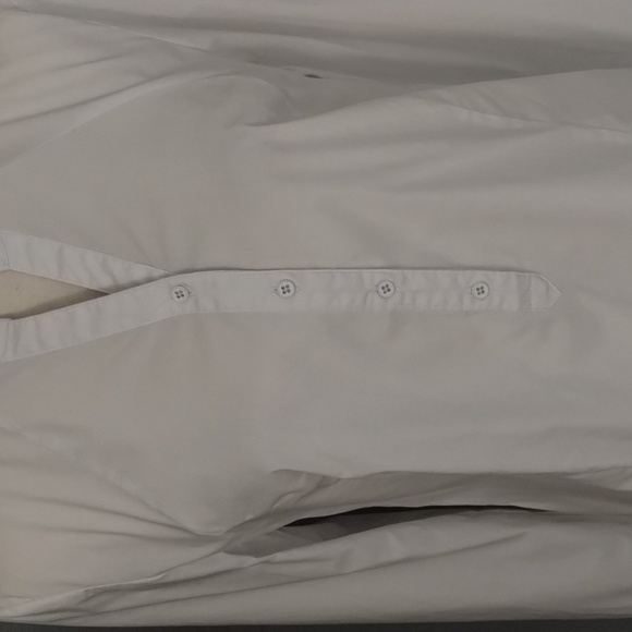 Tribal women's size small white 4-button popover long sleeve - Picture 3 of 10